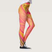 patroon abstract gemarmerd leggings (Rechts)