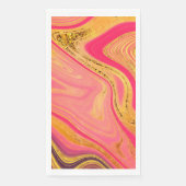 patroon abstract gemarmerd servet (Voorkant)