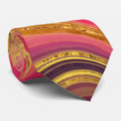 patroon abstract gemarmerd stropdas (Opgerold)