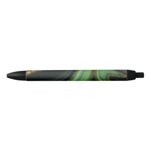 patroon abstract gemarmerd zwarte inkt pen