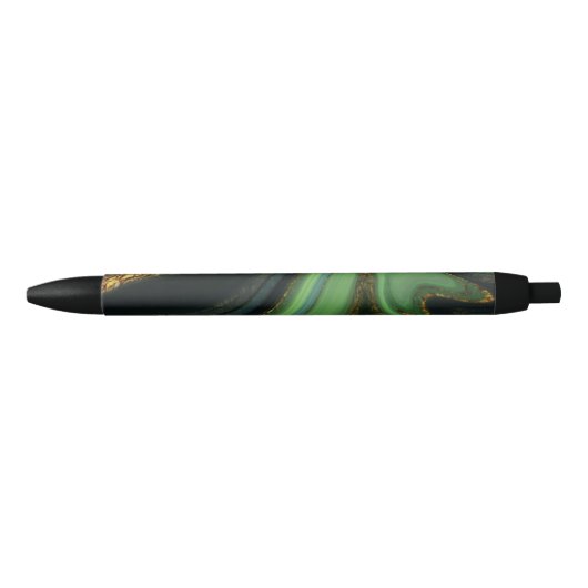 patroon abstract gemarmerd zwarte inkt pen (Voorkant)