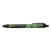 patroon abstract gemarmerd zwarte inkt pen (Bovenkant)