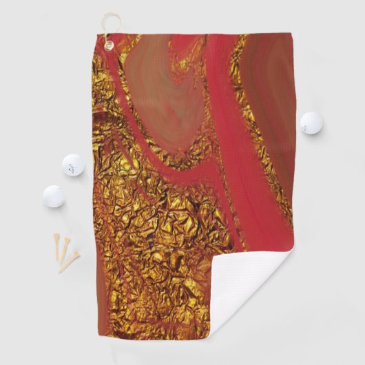 patroon abstract. golfhanddoek (Insitu)