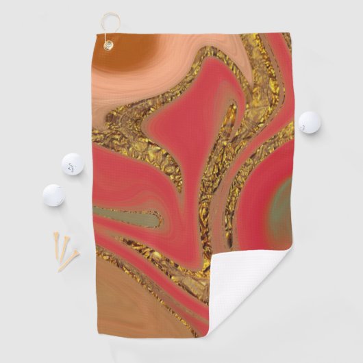 patroon abstract. golfhanddoek (Insitu)