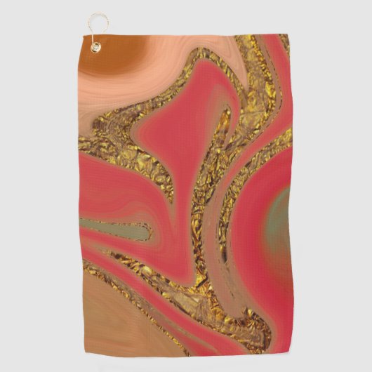 patroon abstract. golfhanddoek (Voorkant)