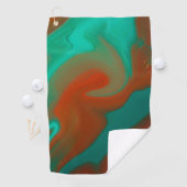 patroon abstract. golfhanddoek (Insitu)