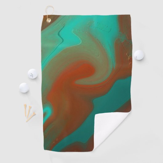 patroon abstract. golfhanddoek (Insitu)