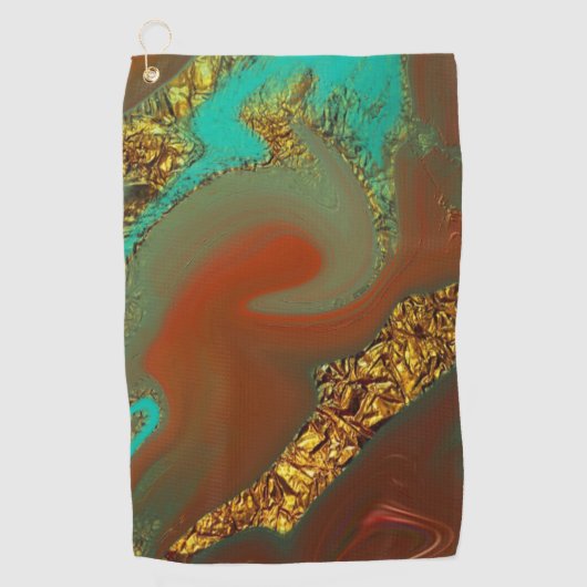 patroon abstract. golfhanddoek (Voorkant)