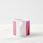patroon abstract roze espresso kop (Achterkant)