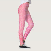 patroon abstract roze leggings (Rechts)