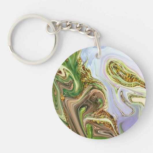 patroon abstract sleutelhanger (Voorkant)