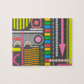 Patroon abstract Technology Control Panel Legpuzzel (Horizontaal)