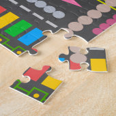 Patroon abstract Technology Control Panel Legpuzzel (Zijkant)