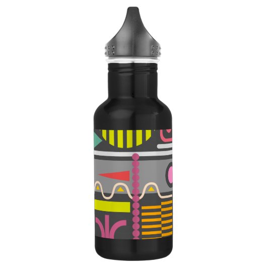 Patroon abstract Technology Control Panel Waterfles (Links)