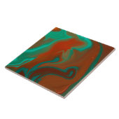 patroon abstract, tegeltje (Zijkant)