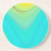 patroon abstract. zandsteen onderzetter (Voorkant)