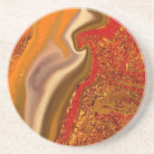 patroon abstract. zandsteen onderzetter (Voorkant)