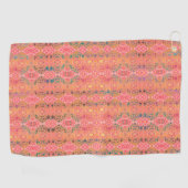 patroon abstracte roze golfhanddoek (Horizontaal)