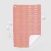 patroon abstracte roze golfhanddoek (Insitu)