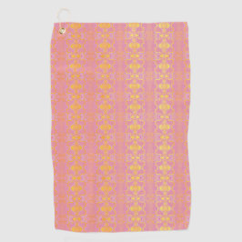 patroon abstracte roze golfhanddoek