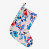 patroon achtergrond abstract rood caleidoscoop ont kleine kerstsok (Voorkant (Hangend))