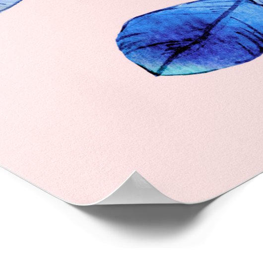 patroon achtergrond abstract rood caleidoscoop ont poster (Hoek)