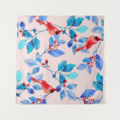 patroon achtergrond abstract rood caleidoscoop ont wandkleed (Voorkant (horizontaal))