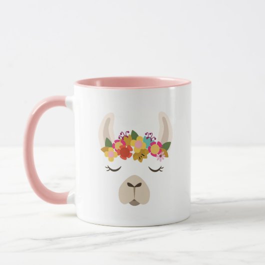 Patroon Alpaca & Flowers Mok (Links)