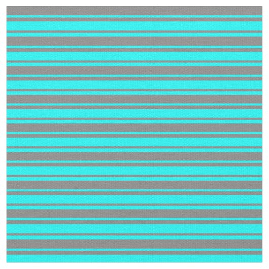 Patroon Aqua & Gray Lines Stof (Close Up)