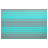 Patroon Aqua & Gray Lines Stof (Fat Quarter)