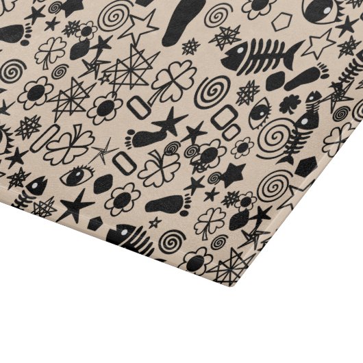 Patroon Art Snijplank - Kies kleur (Hoek)