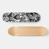 Patroon ARTs - de cirkelvlammen van het Tattoo Persoonlijk Skateboard (Horizontaal)