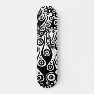 Patroon ARTs - de cirkelvlammen van het Tattoo Persoonlijk Skateboard