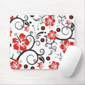 Patroon ARTs - hibiscus decor Muismat (Met muis)