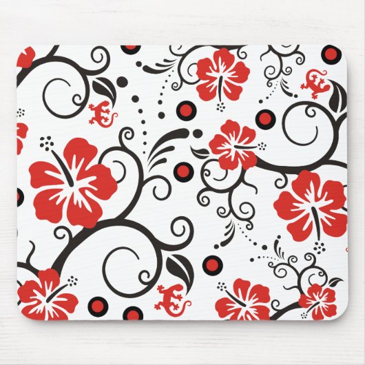 Patroon ARTs - hibiscus decor Muismat (Voorkant)