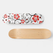 Patroon ARTs - hibiscus decor Persoonlijk Skateboard (Horizontaal)