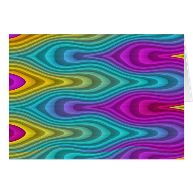 Patroon ARTs - strepen 3D gekleurd 19 (Voorkant Horizontaal)