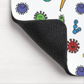 patroon Bacteriën, kiemen en virussen Muismat (Hoek)