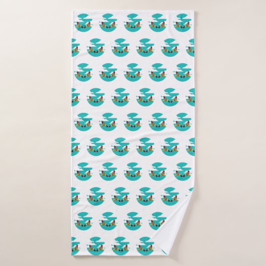 patroon badhanddoek (Badhanddoek)