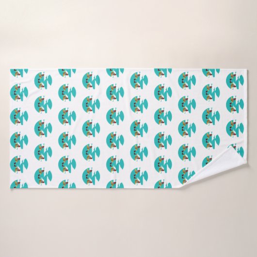 patroon badhanddoek (Badhanddoek)