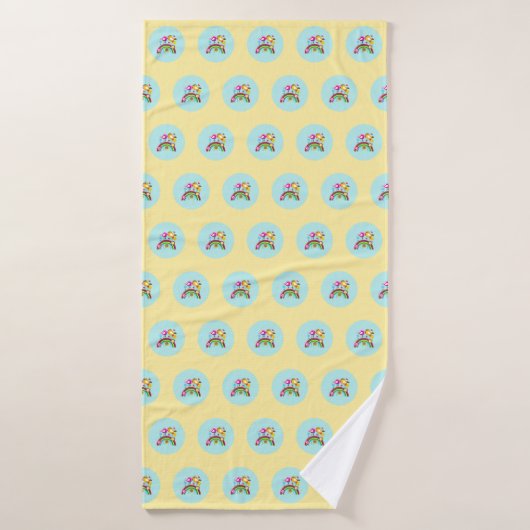 patroon badhanddoek (Badhanddoek)