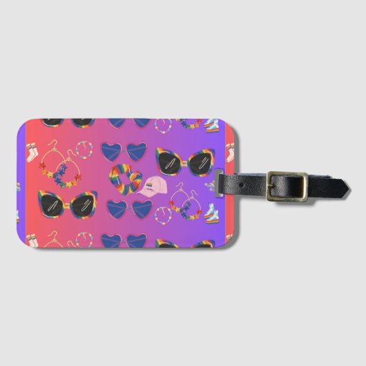 patroon bagagelabel (Voorkant (horizontaal))