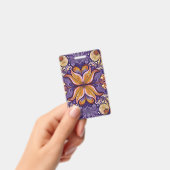 Patroon Batik Paars Badge (Handheld)