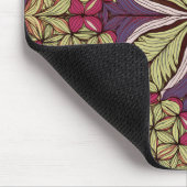 Patroon Batik rood blauw Muismat (Hoek)