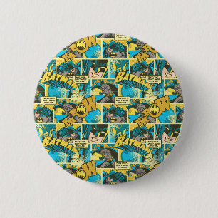 Patroon Batman Comic Caps 2 Ronde Button 5,7 Cm