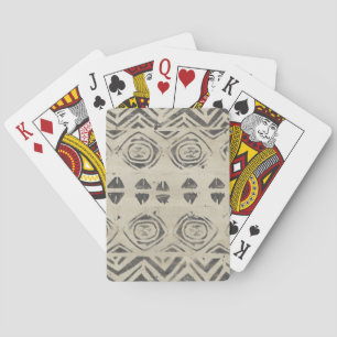 Patroon Bazaar - Afgeronde en geometrische vormen Pokerkaarten