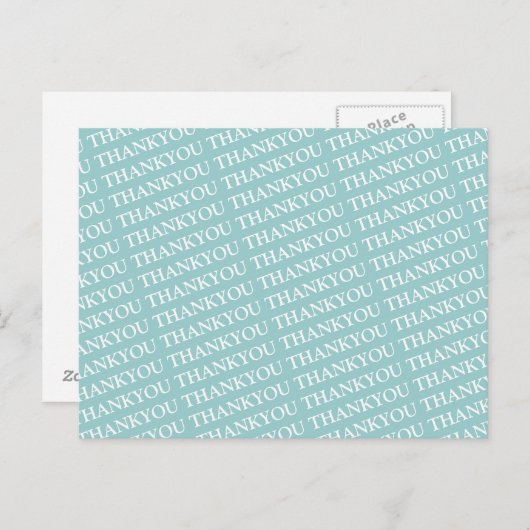 patroon bedankt briefkaart (Voorkant / Achterkant)