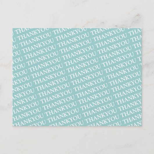 patroon bedankt briefkaart (Voorkant)