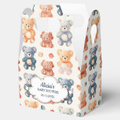 Patroon Beer Speelgoed Baby shower Favor Boxes Bedankdoosjes (Geopend)