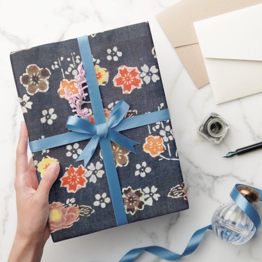 patroon Bingata: kersenbloesems... Cadeaupapier (Geschenken)